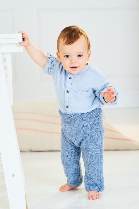 Baby Cardigan and Trousers knitting pattern in DK - Stylecraft 10241