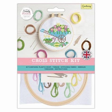 Cross Stitch Kit - Gardening - Simply Make DSM 106207