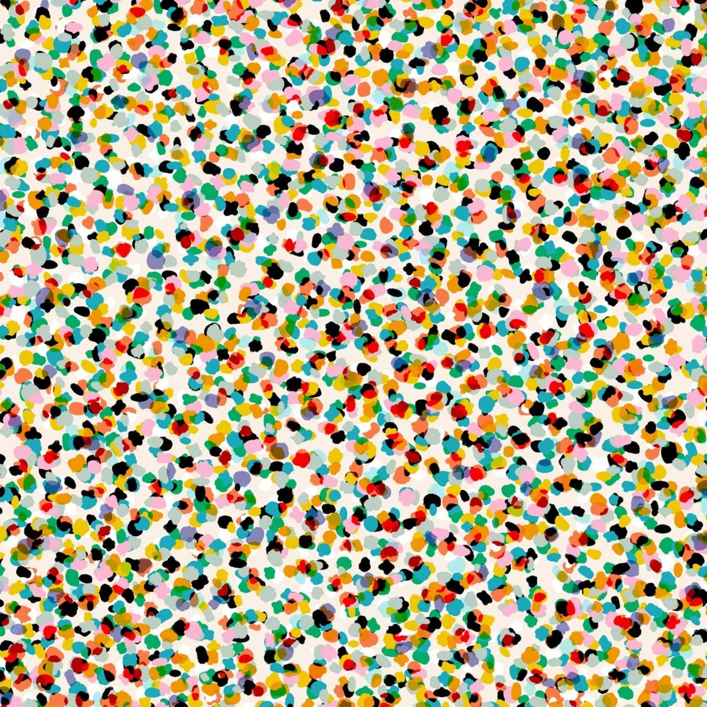 Fabric Ecru spot rayon dressmaking fabric - Party Spot - Dashwood Studio