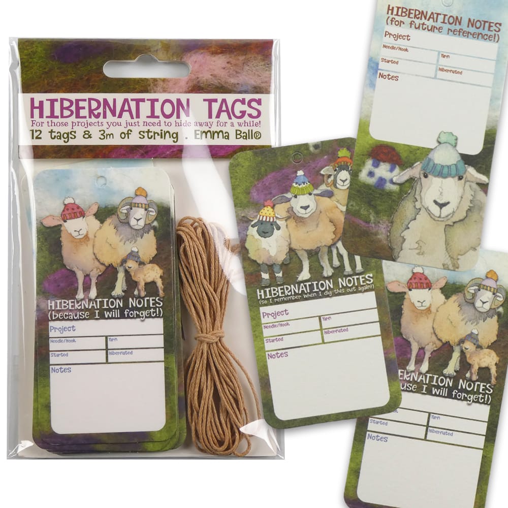 Emma Ball "Happy Sheep" hibernation tags