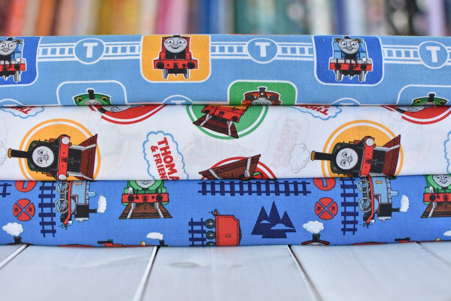 Fabric Fat Quarter Bundle - Thomas the Tank Engine - CraftCottonCo