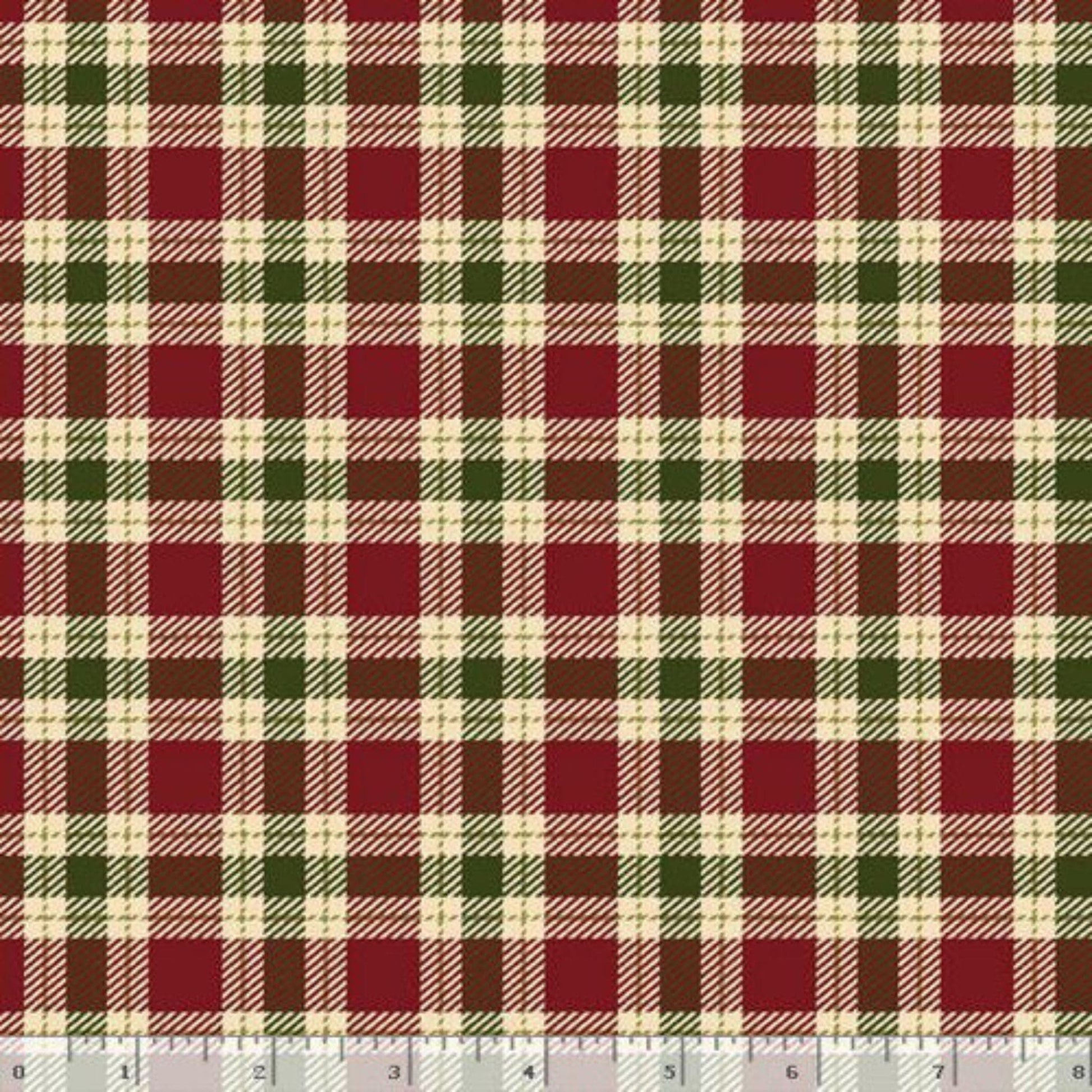 cotton fabric Forest green tartan flannel - Primo Plaid - Marcus Fabrics - R09J306