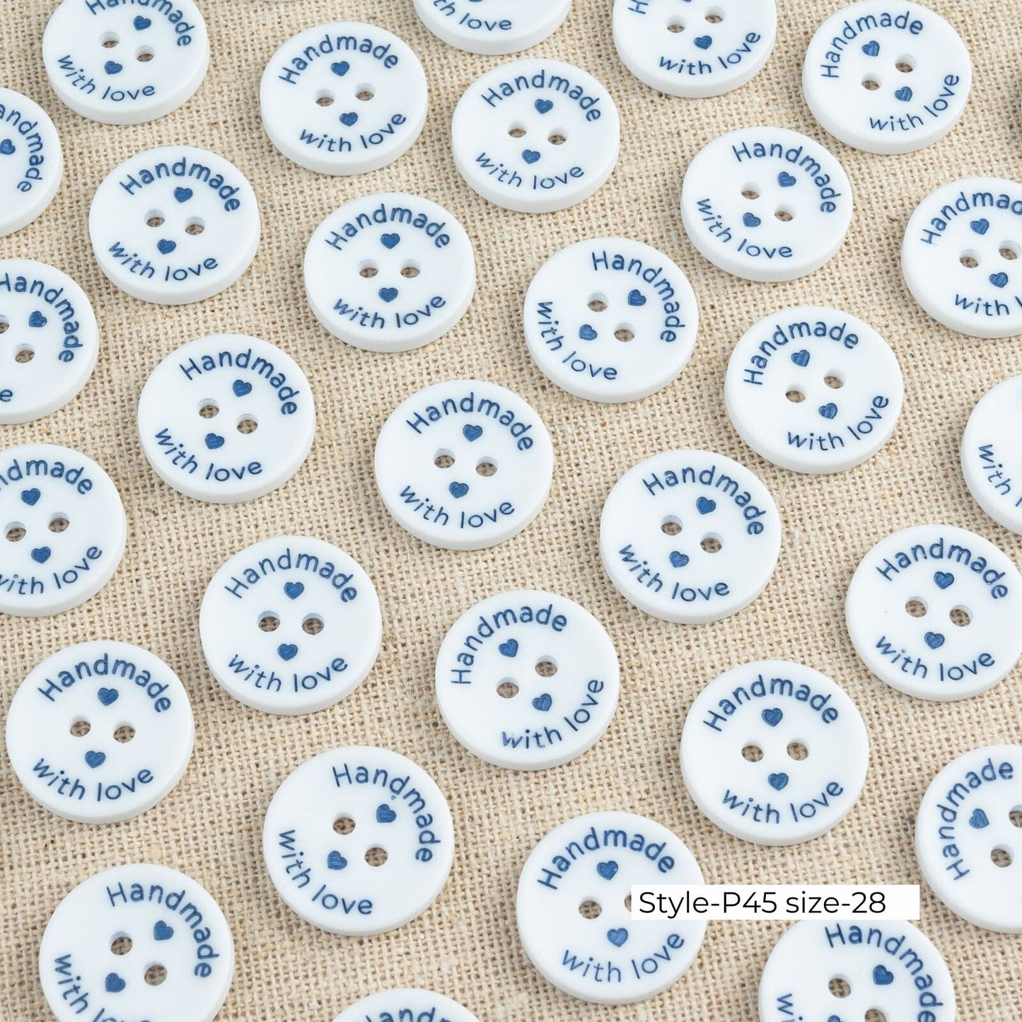 Handmade with love buttons-style-P45