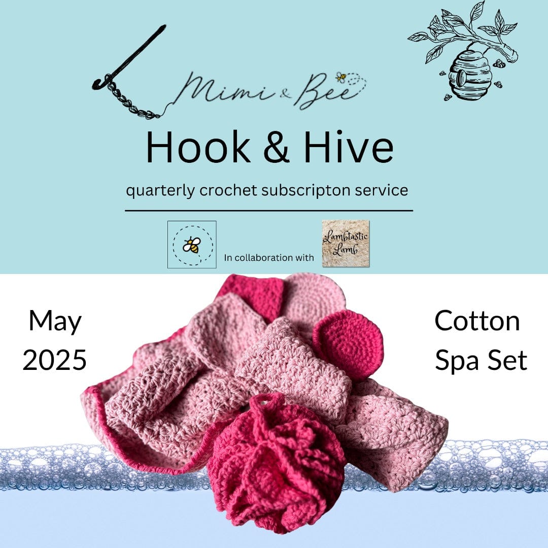 crochet pattern Hook & Hive - Quarterly Crochet Subscription