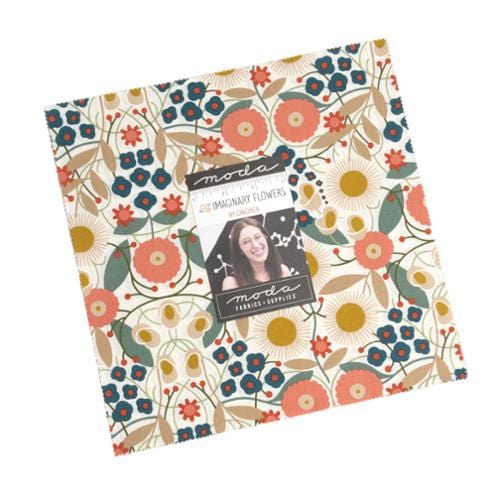 cotton fabric Magic Garden quilt kit - Imaginary flowers by Moda