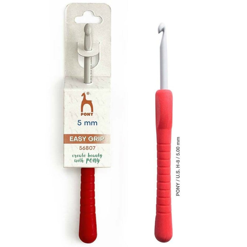 Pony easy grip crochet hook
