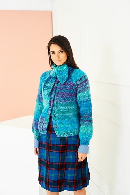 Women's Cardigans & Scarves knitting pattern chunky - Stylecraft 10266