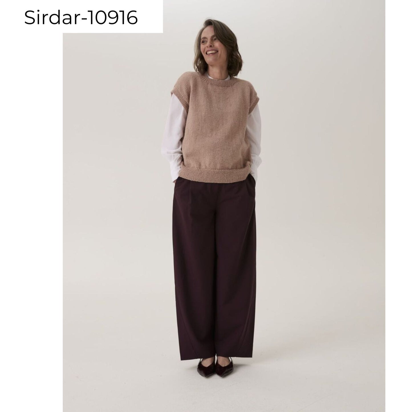 Womens Vest knitting pattern in DK-Sirdar-10916