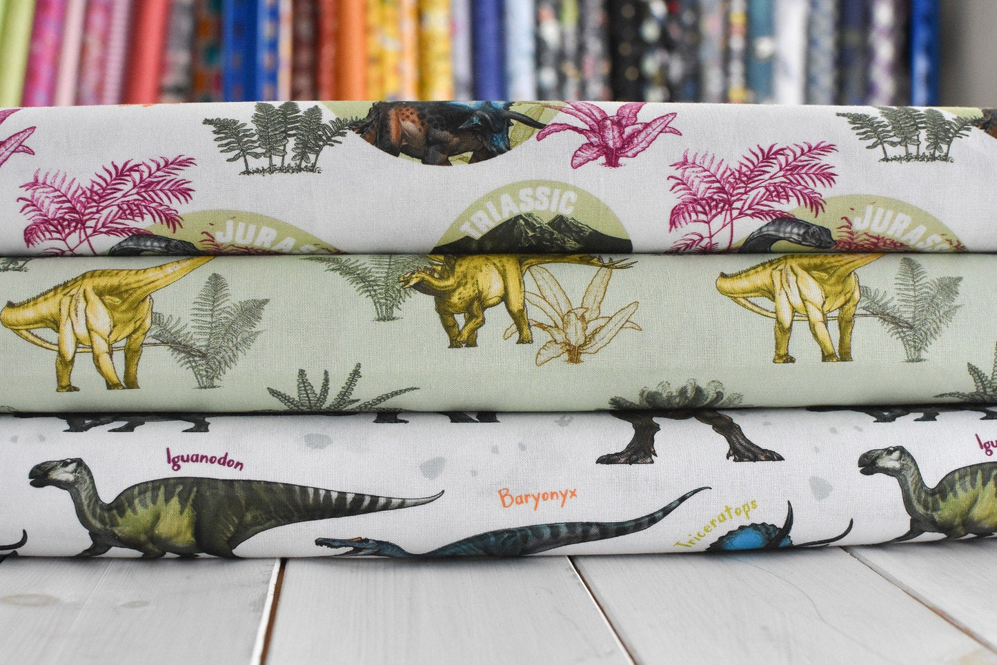 Fabric Dinosaur cotton fabric