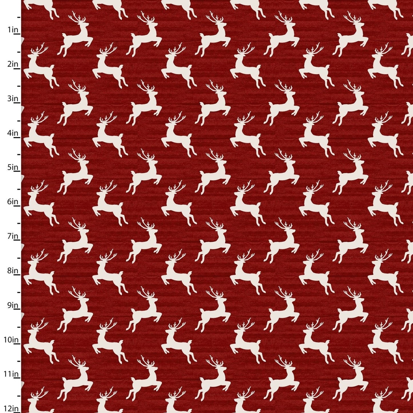 Fabric Red and white tartan plaid cotton quilting fabric - Home for the Holidays by 3 wishes