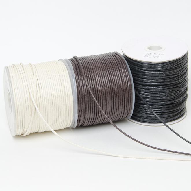 1mm waxed cord