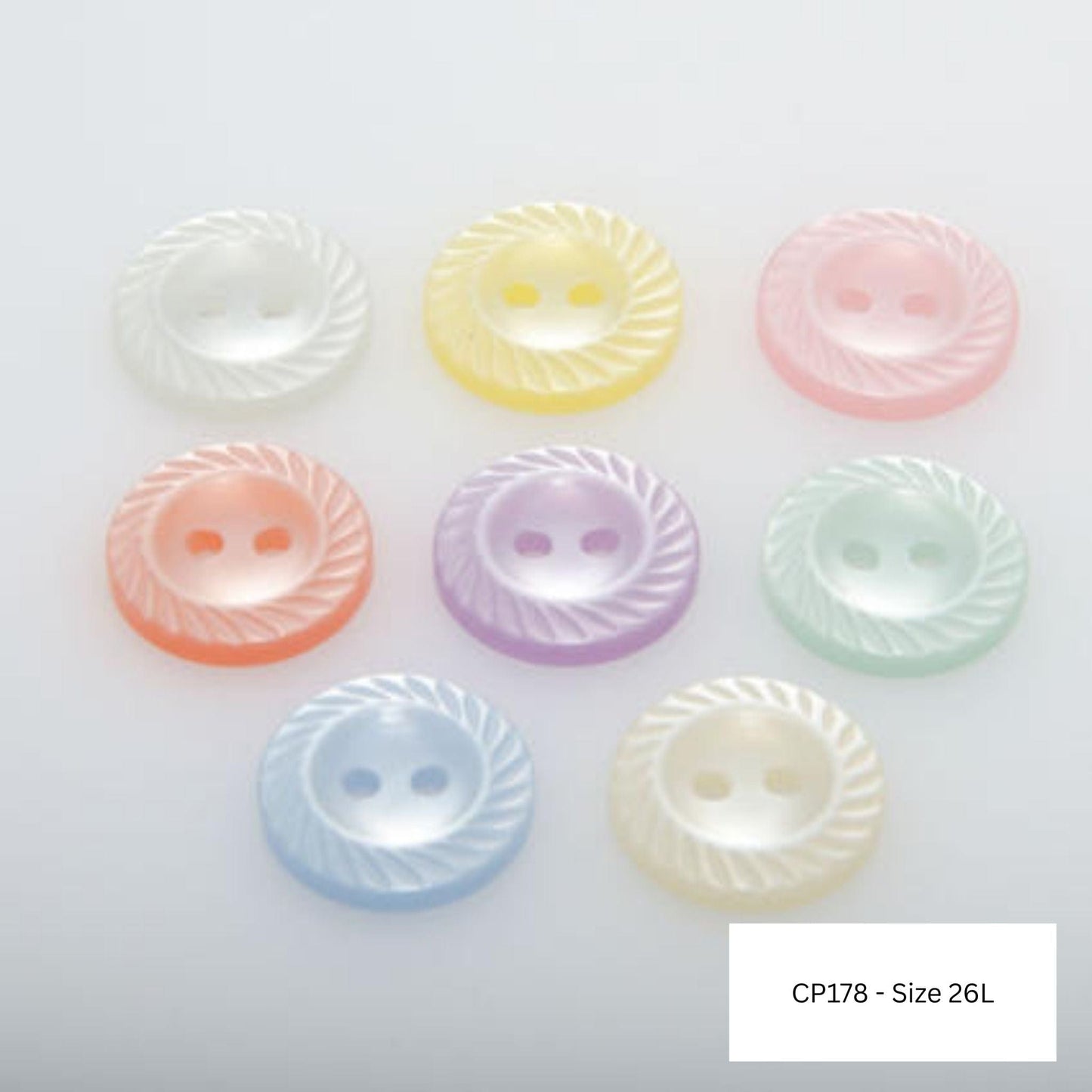 2 hole buttons - CP178 - Size 26L