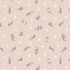 Load image into Gallery viewer, Bunny rabbits and daisies on dark cream cotton fabric by Lewis and Irene