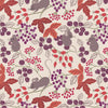 Autumn leaves and mice on cream cotton fabric - Autumn Fields Re-loved by Lewis and Irene