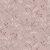 Butterflies and grassfield on taupe cotton fabric - Meadowside by Lewis and Irene