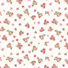 Small pink roses on a blush cotton fabric - Rose by Timeless Treasures