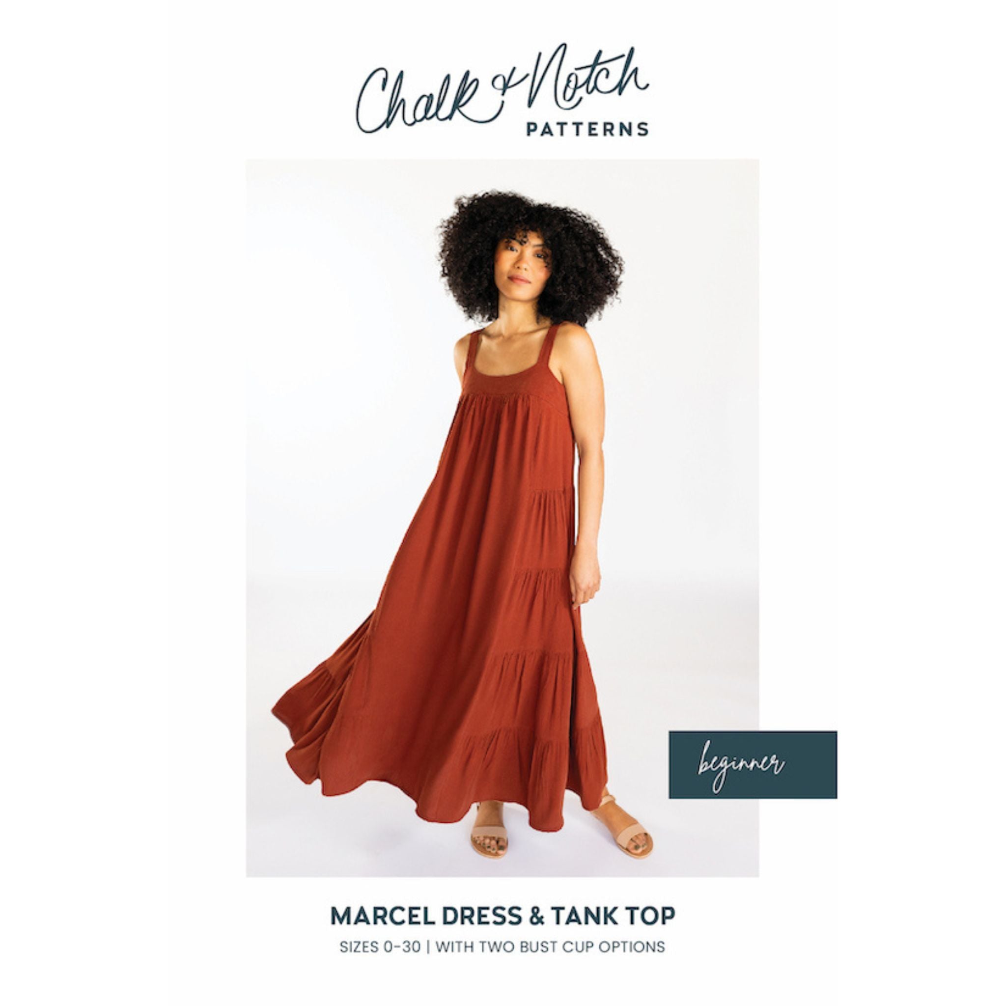 Marcel Dress Pattern - Chalk and Notch