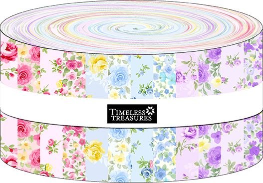 Floral Jelly Roll - Cottage Charm - Timeless Treasures