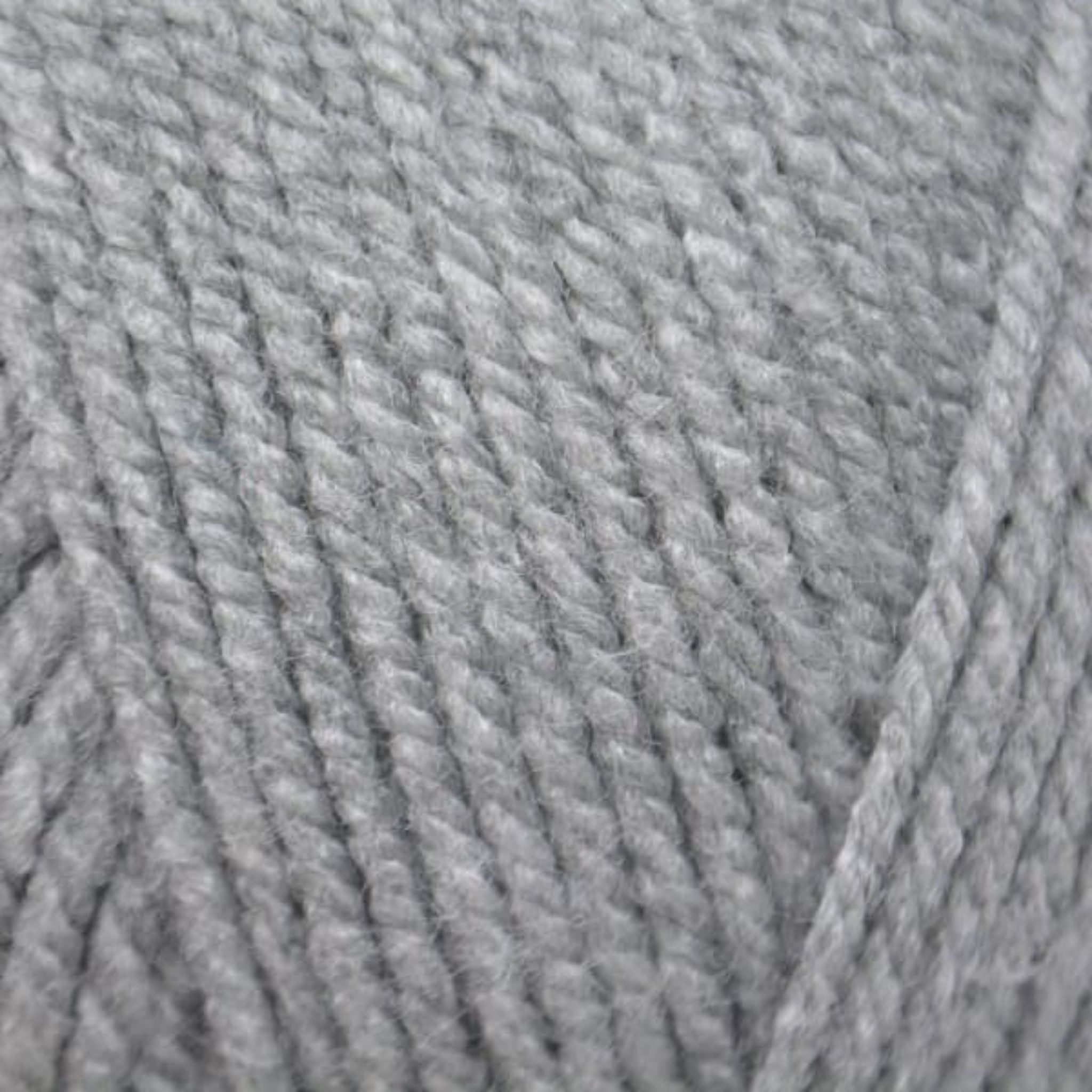 Fog light grey acrylic aran wool 100g ball - Emu Yarns