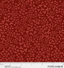 Deep red monochrome leaves cotton fabric - Fawn'd of You - P & B Textiles