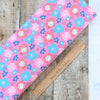 Bright pink and blue floral 100% cotton fabric - 'Furry Friends' Fabric Editions
