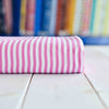 Pink and white candy stripe fabric - Dashwood Studio