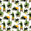 Black cats in plant pots - Feline Fancy - Dear Stella