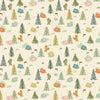 cotton fabric Animal adventures - green - Cedar Camp - Dashwood Studio