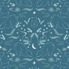 cotton fabric Arctic owls on midnight blue cotton - Arctic Adventure - Lewis & Irene