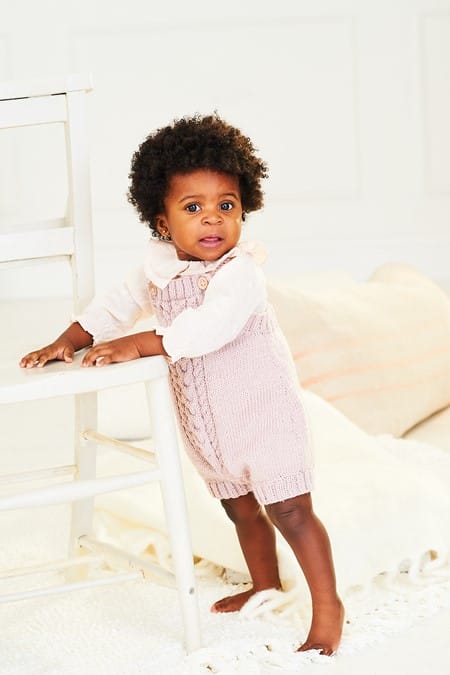 Babies Dungarees & Cardigan knitting pattern in DK - Stylecraft 10167