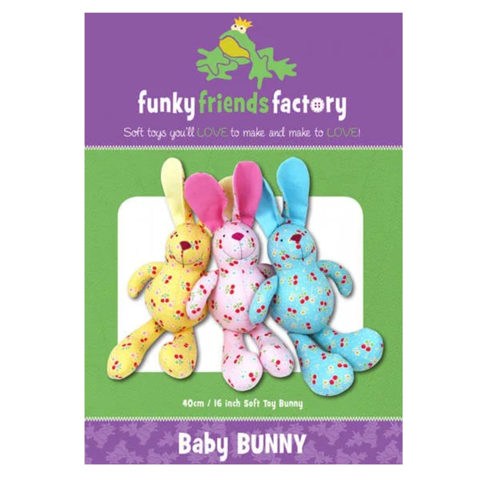 Sewing Pattern Baby Bunny - Funky Friends keepsake pattern