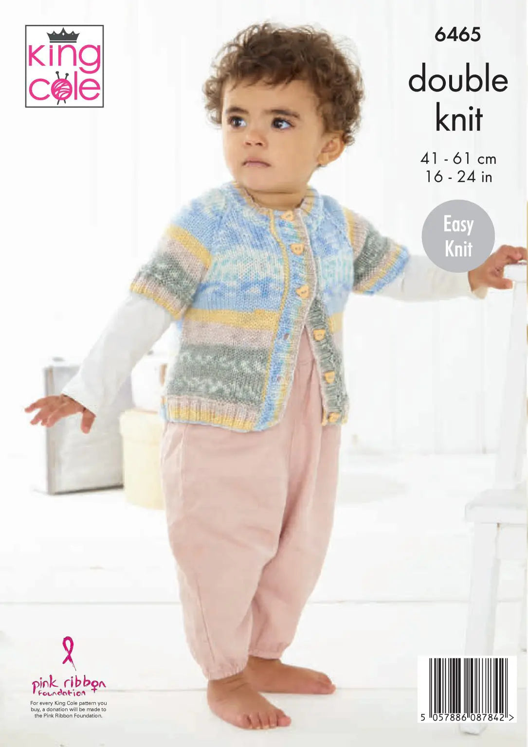 Baby Cardigan and Sweater knitting pattern - King Cole 6465