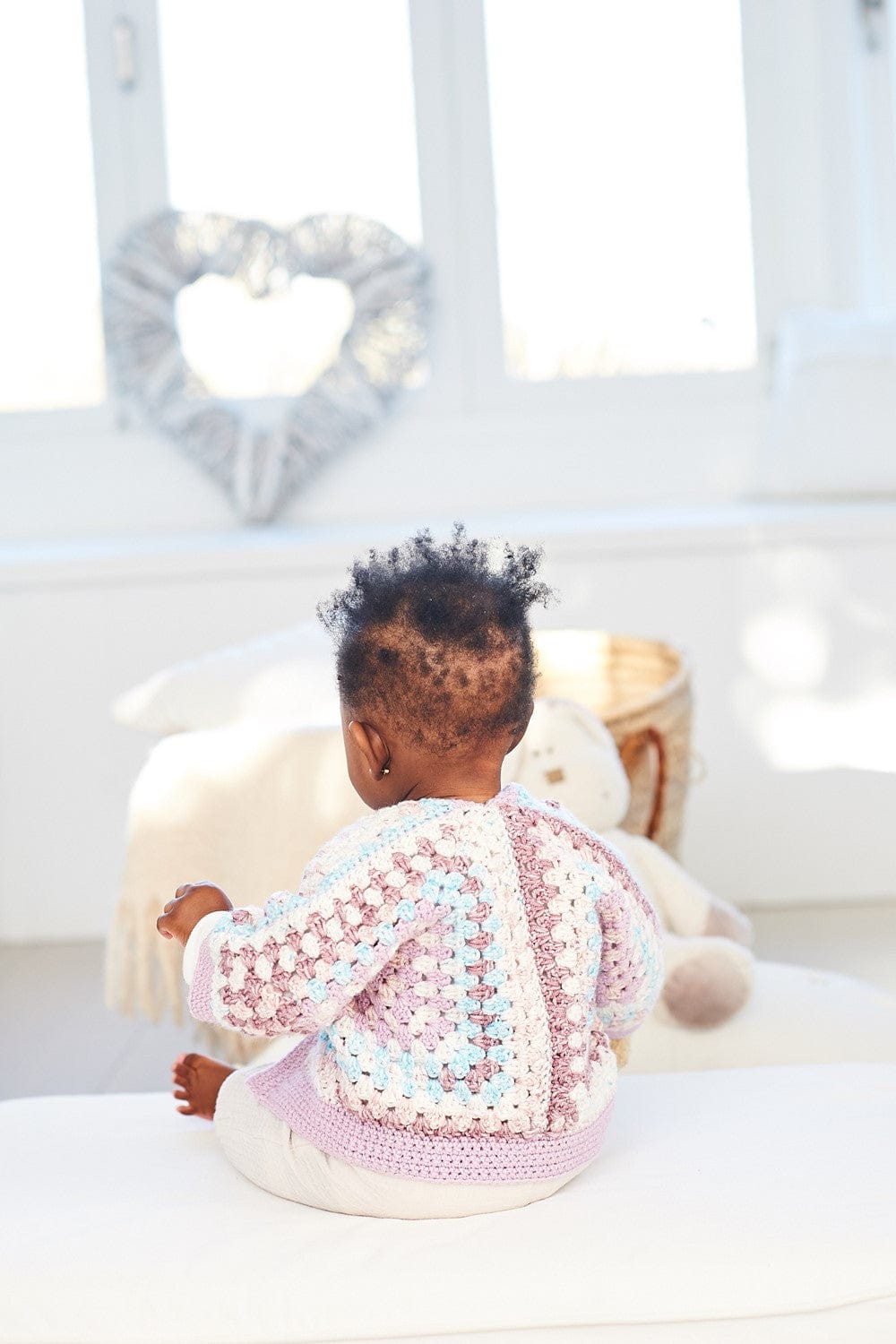 Baby cardigan knitting pattern - Stylecraft 10067