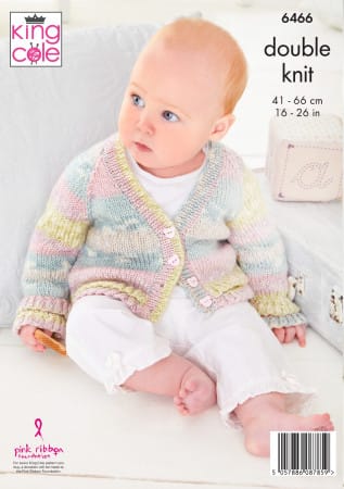 Baby DK cardigan - King Cole 6466