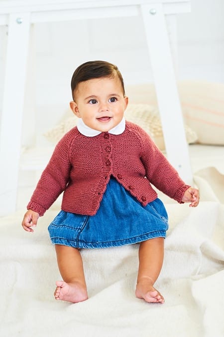 Baby's Cardigans knitting pattern in DK - Stylecraft 10240