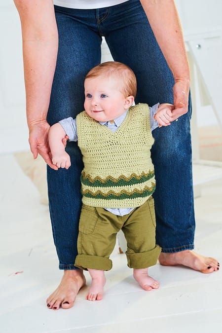 Baby's Tank Top crochet pattern in DK - Stylecraft 10236