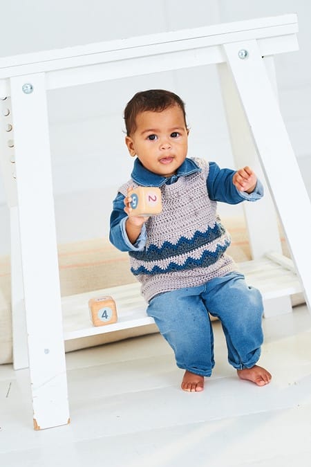 Baby's Tank Top crochet pattern in DK - Stylecraft 10236