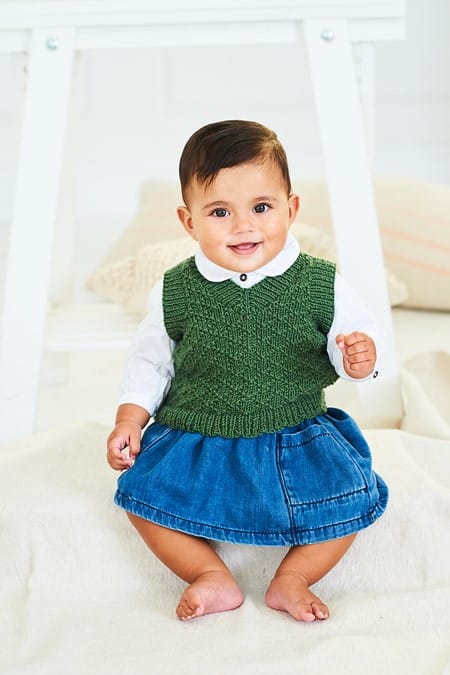 Baby Tank Tops knitting pattern in DK - Stylecraft 10239
