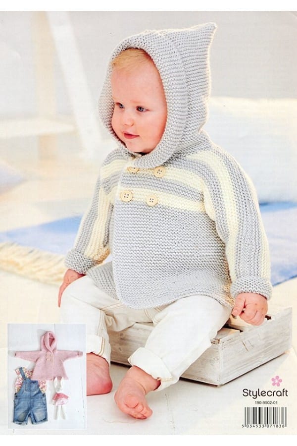 Bambino Baby Jacket knitting pattern - stylecraft