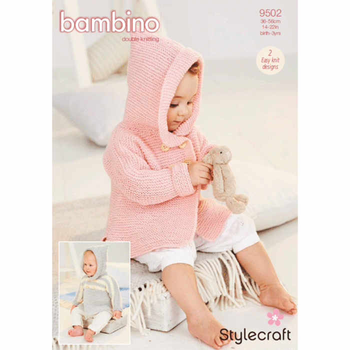 Bambino Baby Jacket knitting pattern - stylecraft