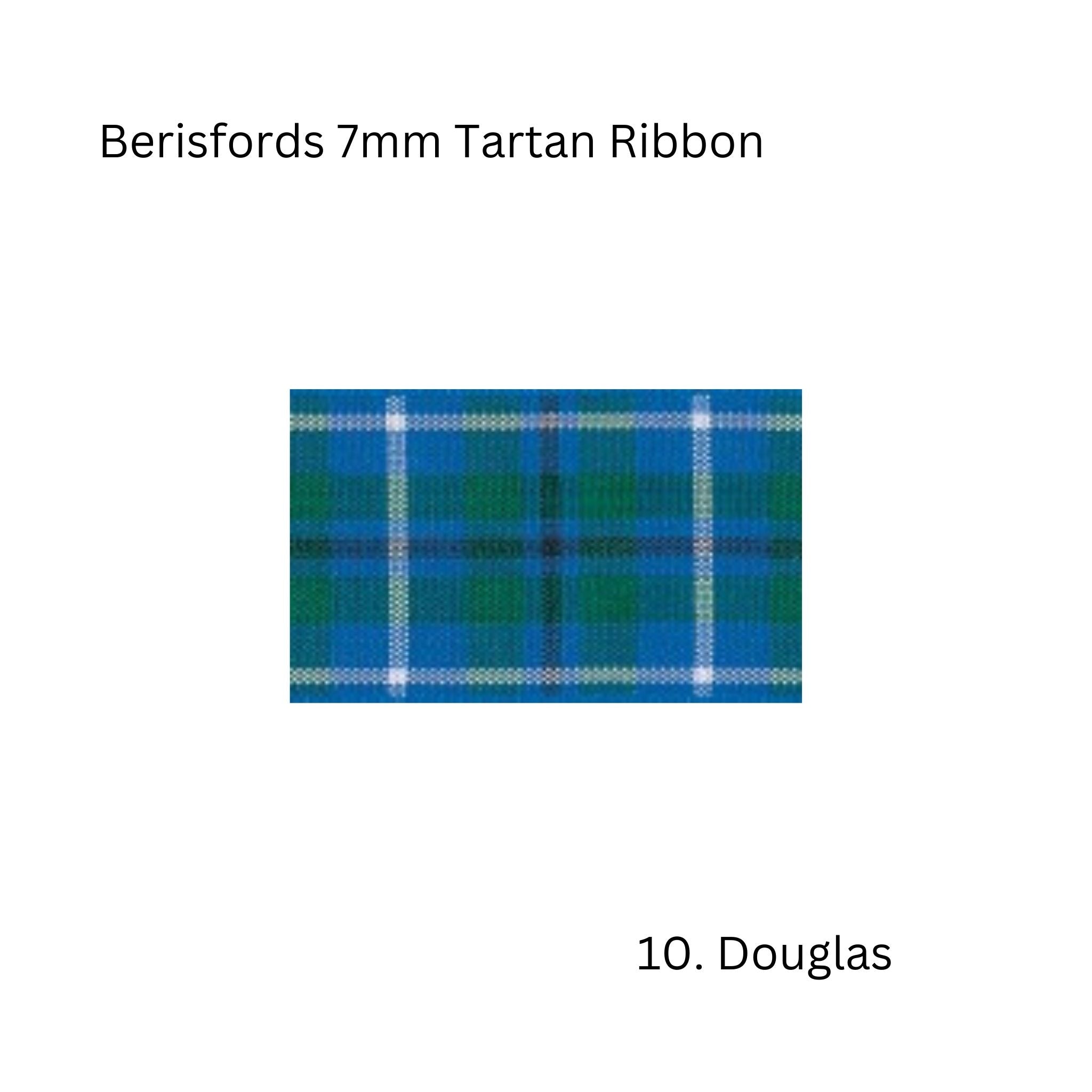 Berisfords tartan ribbon 7622