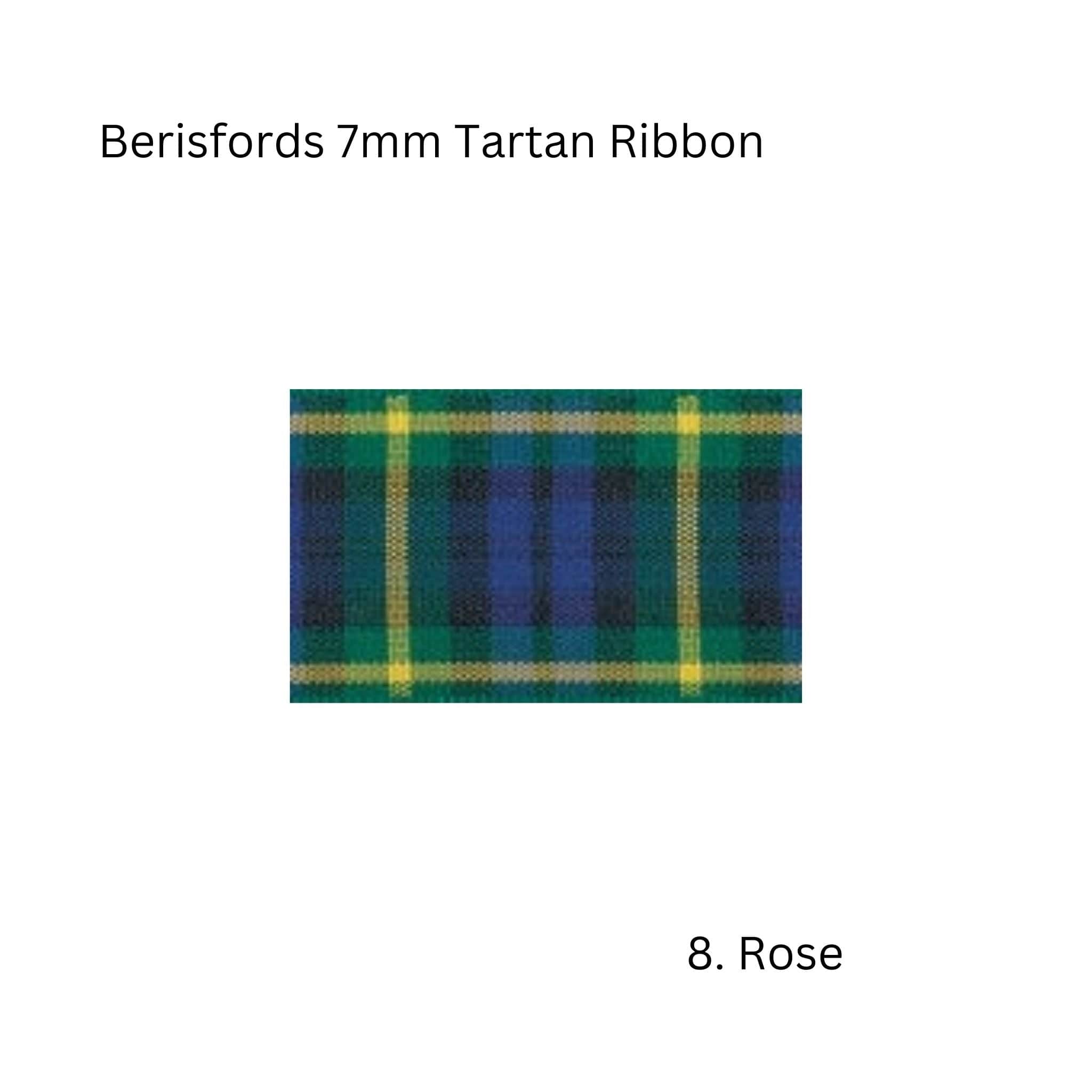 Ribbon Berisfords tartan ribbon 7622