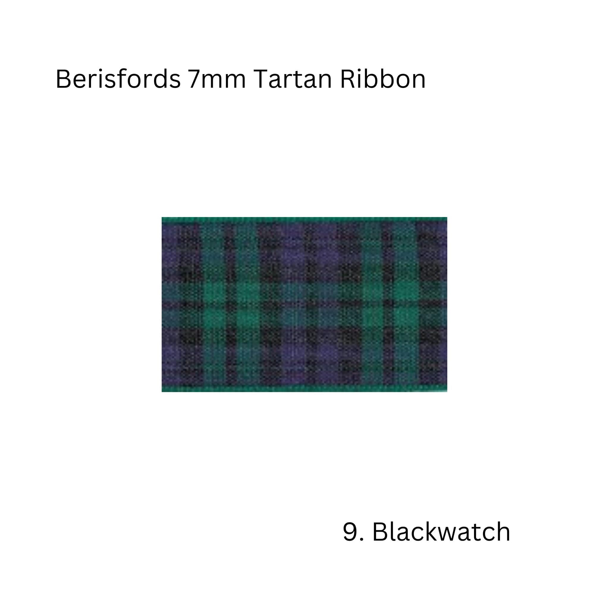 Ribbon Berisfords tartan ribbon 7622