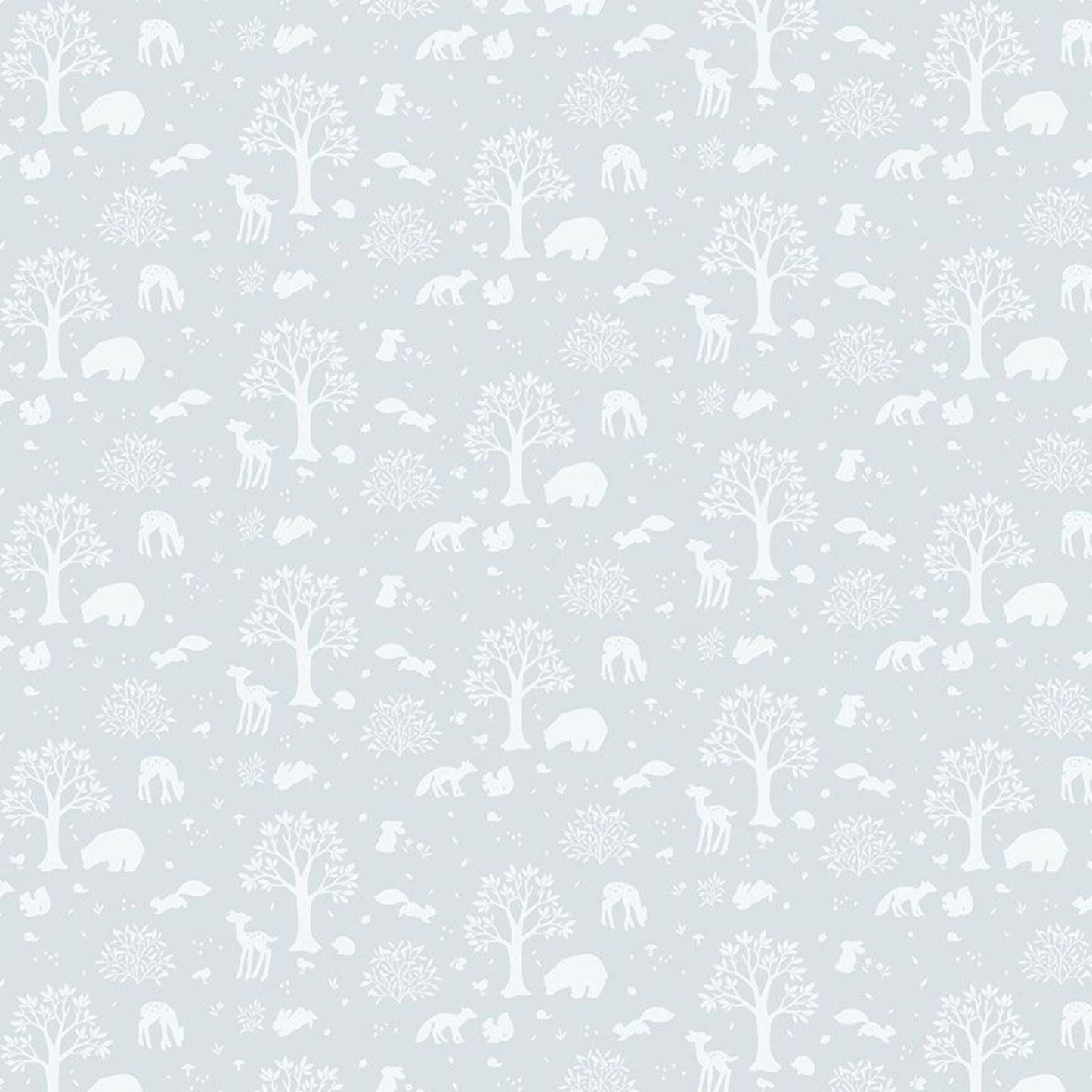 Fabric Birds and blossom on blue cotton fabric - Stella - Dear Stella - DNS2514