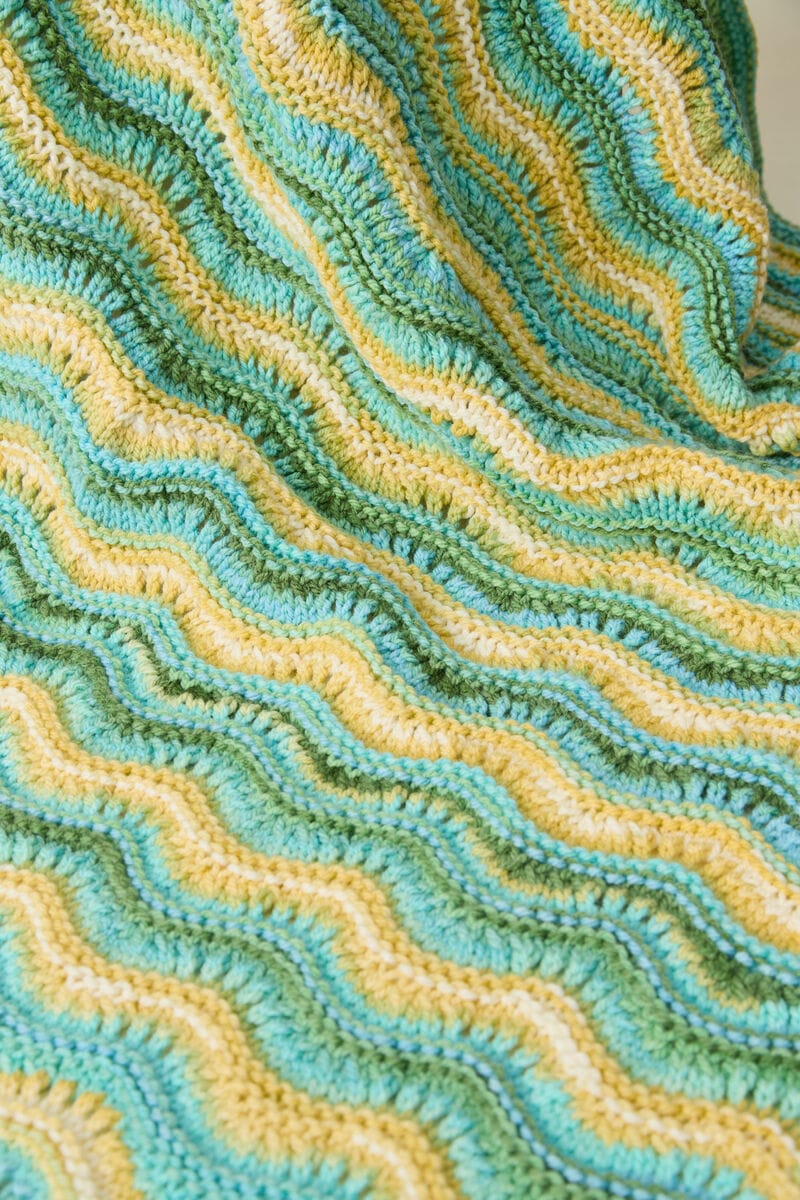 Blanket knitting pattern chunky - Hayfield 0862