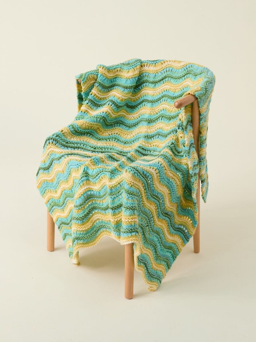 Blanket knitting pattern chunky - Hayfield 0862