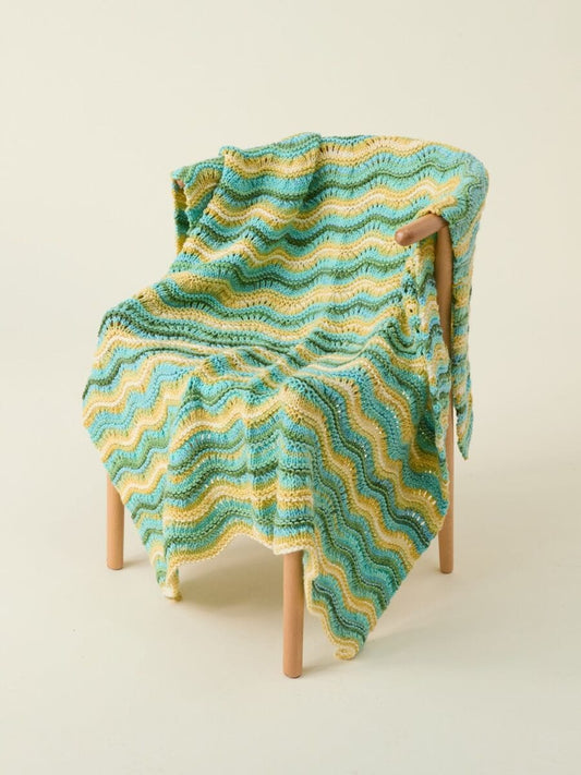 Blanket knitting pattern chunky - Hayfield 0862