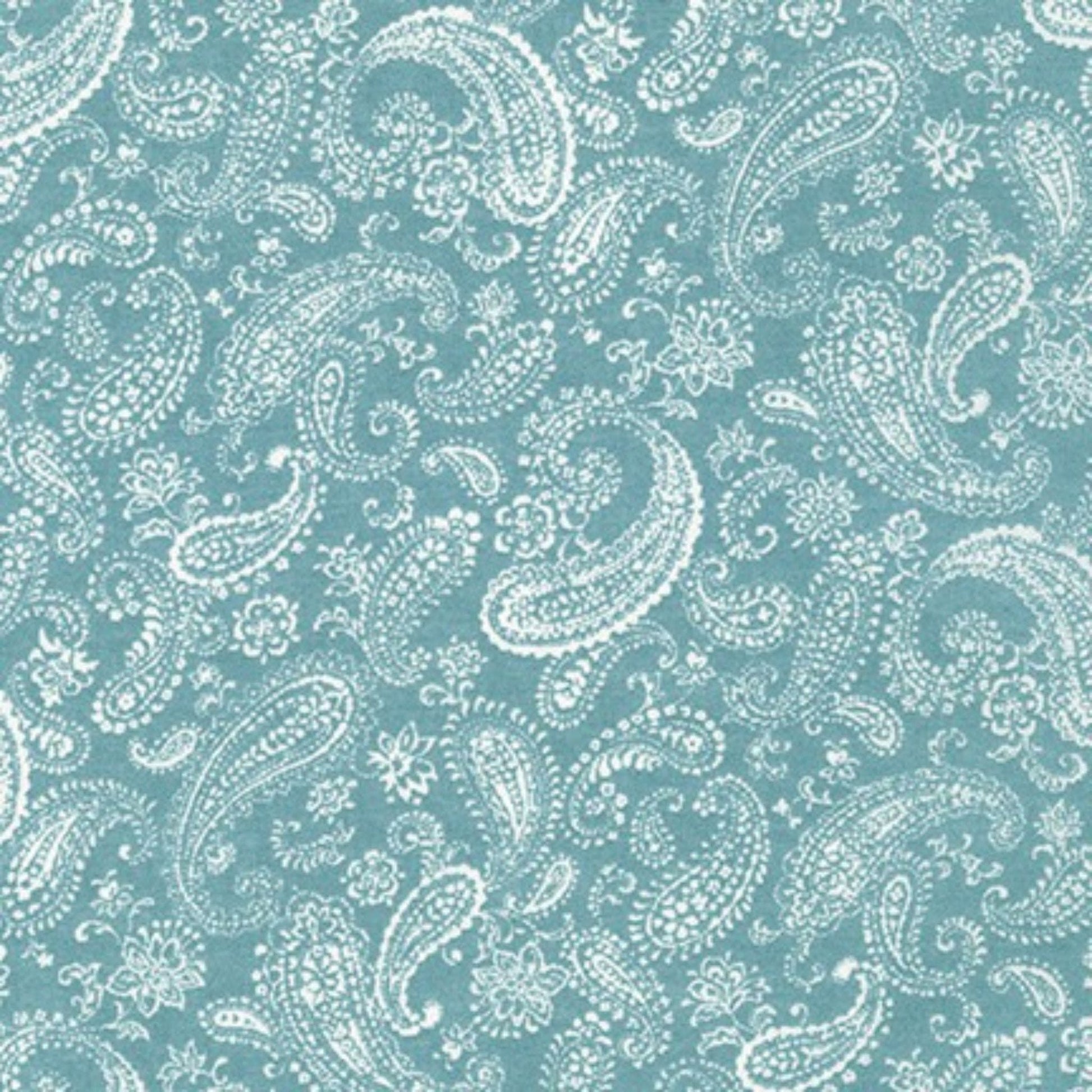 Fabric Blue paisley cotton lawn - Petite Lawn - Sevenberry