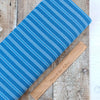 Fabric Blue seaside stripe cotton -Thalassophile - Lewis & Irene - A464.3