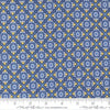 Blue and yellow diamond shaped Spanish tiles - Sunflowers in my Heart by Moda